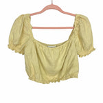 Abercrombie & Fitch Yellow Crop Top- Size XS (sold out online)