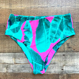Buddy Love Palm Print Bikini Bottoms NWOT- Size L