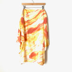 ChicSoul Tie Dye Flowy Midi Skirt- Size 2X