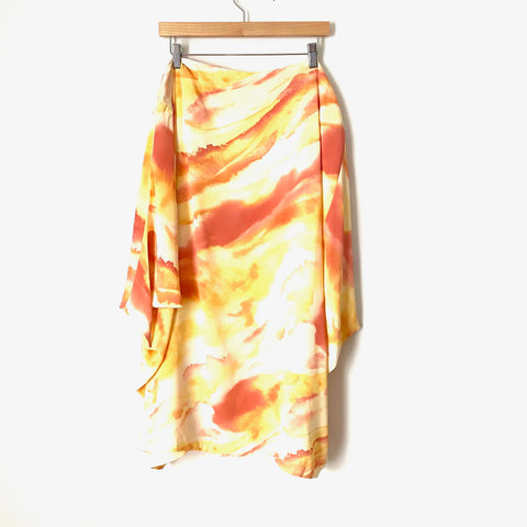 ChicSoul Tie Dye Flowy Midi Skirt- Size 2X
