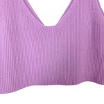 J. Crew Lavender Cashmere Ribbed Knit Tank- Size XL (see notes)