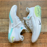 Nike Joyride Run White/Light Green Comforting Cushioning System Sneakers- Size 9.5  (Brand new condition!)
