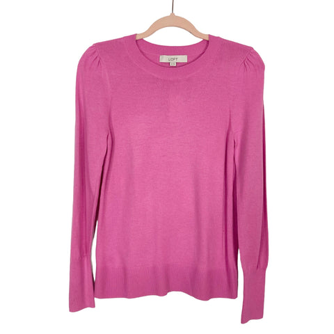 Loft Pink Lightweight Sweater NWT- Size XS