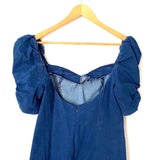 Tea & Cup Denim Puff Sleeve Dress NWT- Size M