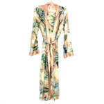 Stars Above Pink Floral Print Robe- Size M/L