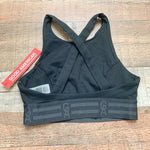 Good American Black Criss Cross Back Sports Bra NWT- Size 1 (see notes)