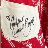 Dayspring Candace Collection Dough A Deer Flare Bib AUTOGRAPHED Apron (see notes)
