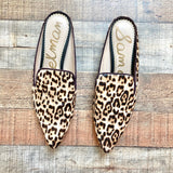 Sam Edelman Animal Print Leather/Fabric Upper Mules- Size 9.5 (see notes, sold out online)