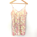 H:ours Pink Sequin Mini Dress- Size XS