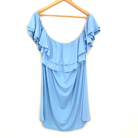 VaVa by Joy Han Light Blue Off the Shoulder Dress NWT- Size S