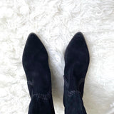Sole Society Black Suede Pointed Toe Boots- Size 8.5 (see notes)