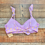 Stoney Clover x Target Lilac/Orange Hearts Ruffle Strap with Tie Back Padded Bikini Top NWT- Size D/DD (we have matching bottoms)