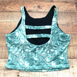 Sweaty Betty Green Marble Padded Longline Sports Bra- Size M (We have matching bottoms)