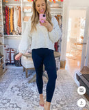 Time & Tru Animal Print Cropped Sweatshirt- Size M