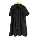 Who What Wear Black Button Up Dress- Size L