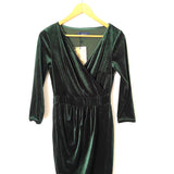 InsNova Green Velvet Dress NWT- Size S
