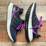 Adidas Ultra Boost Black/Purple Sneakers- Size 7.5 (BRAND NEW CONDITION)