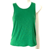 Aerie Green Criss Cross Exposed Back Tank- Size XS
