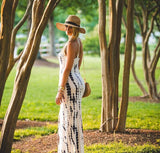 Aqua Halter Maxi Dress- Size M