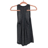 Lululemon Heathered Charcoal Gray Back Slit Racerback Tank- Size ~6 (see notes)