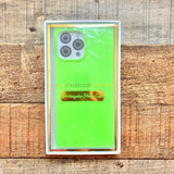 The Styled Collection Neon Green Quad Phone Case-iPhone 13 Pro Max (New in Box)