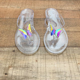 Liliana Clear Butterfly Sandals NWT- Size 7
