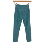 Beyond Yoga Heathered Green Cropped Leggings- Size S (Inseam 20.5”)