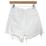 Signature8 White Distressed Jean Shorts- Size M