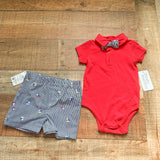 Baby Starters Sail Boat Short Set NWT- Size 12M