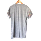 Hayden Vici Sequin Front T-Shirt Dress NWT- Size S