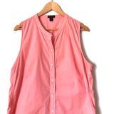 J. Crew Pink Button Up Belted Dress- Size XL