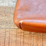 Madewell Camel Handbag with J Crew Black/Cream Strap (see notes)