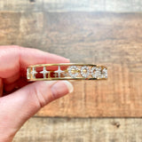 APM Monaco CZ Cool Squad Open Cuff Bracelet (see notes)