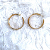 Gold Triple Hoop Earrings