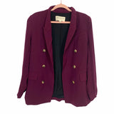Promesa Wine Blazer Jacket- Size S