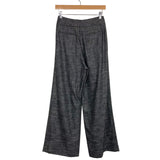 No Brand Black/White Blended Pleated Dress Pants- Size ~XS (Inseam 29.5", see notes)