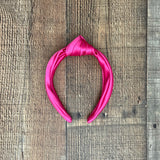 J. Crew Pink Satin Headband