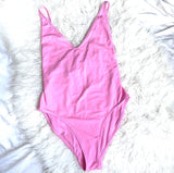 TOPSHOP Pink One Piece Suit- Size 6