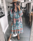 R. Vivimos Peacock Print Dress NWT- Size XS (0-2)