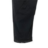 Zella Black Cropped Mesh Hem Leggings- Size S (Inseam 19.5")
