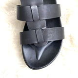 BP Black Strappy Slingback Platform Sandals- Size 9