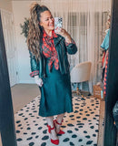 Scoop Black Slip  Midi Skirt NWT- Size L (12-14)