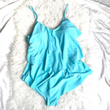 Chicsoul Aqua Blue Removable Pad One Piece- Size XL
