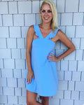 Susana Monaco Baby Blue Dress- Size S