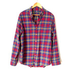 Vineyard Vine Blue/Red Plaid “Murray” Button Down Shirt- Size L