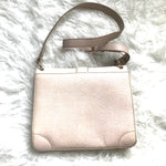 Salvator Ferragamo Cream Leather Handbag