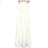 Sofia Jeans Off White Sleeveless Maxi Dress- Size M (See Notes)