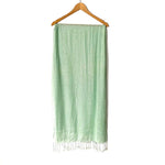 No Brand Mint Green Metallic Scarf