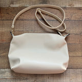 No Brand Tan Leather Handbag with Removable Smaller Handbag Inside (LIKE NEW)