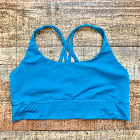 Lululemon Teal Sports Bra- Size 12 (see notes)